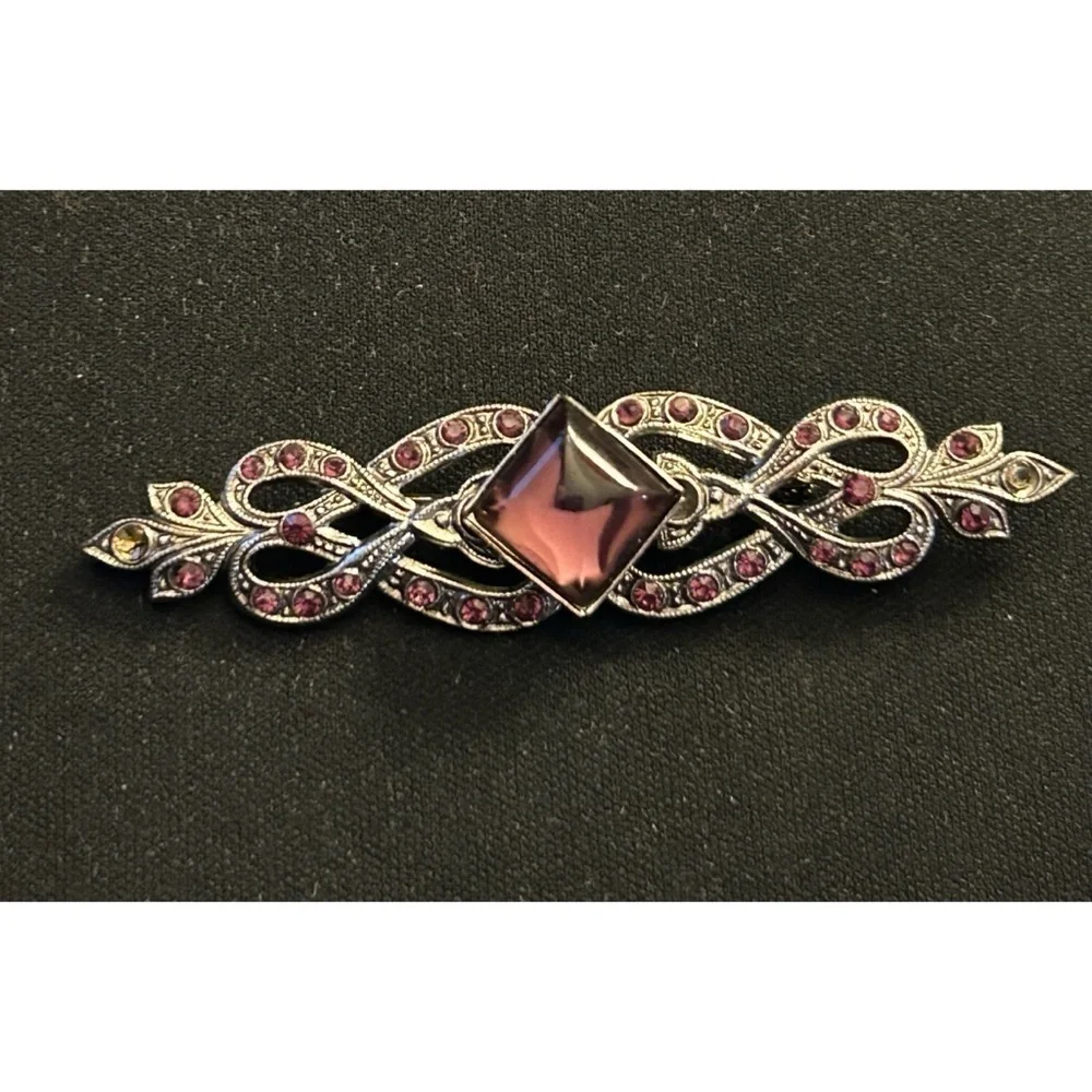Antique Silver Victorian Brooch